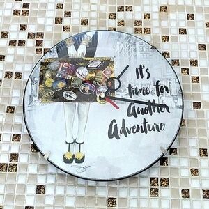 It's Time for Another Adventure Wall Clock